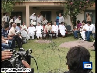 Dunya News-PTI supports PAT but no chance of alliance: Imran Khan