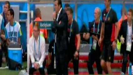 هدف بلجيكا في مرمى روسيا