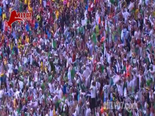 الهدف الأول والثاني للجزائر في كوريا الجنوبية مقابل 0 كأس العالم برازيل 2014