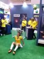 Hot Brazil Model with Amazing football Skills - Must Watch