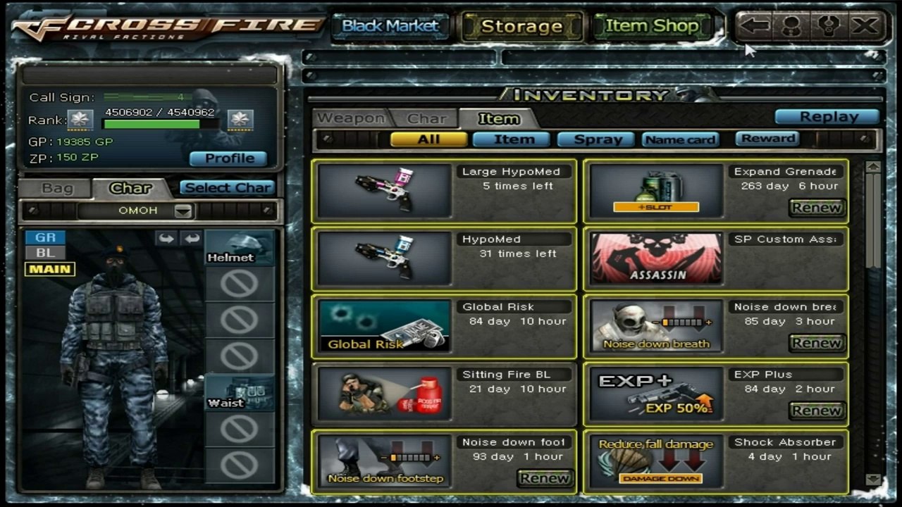 PlayerUp.com - Buy Sell Accounts - CrossFire LT Colonel Account Verkauf - Dezember 2011 [SOLD]