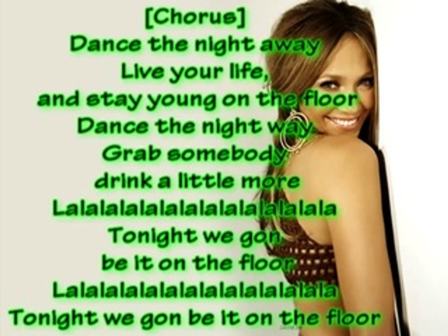 Jennifer Lopez On The Floor Lyrics Video Dailymotion