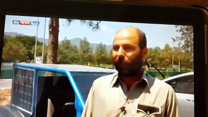 Solar Car design by pakistani engineer