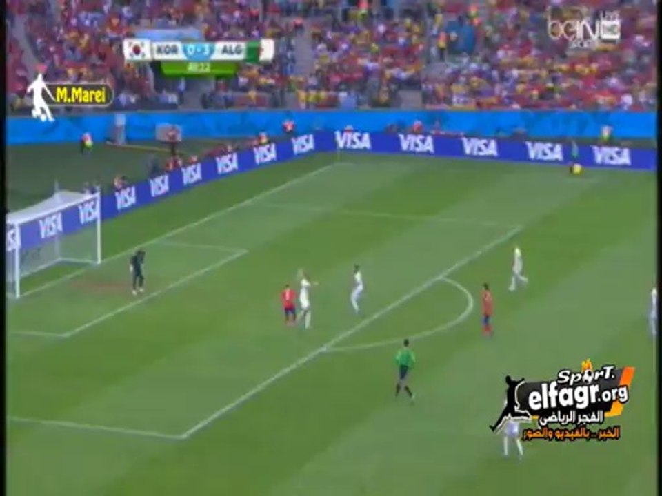 هدف كوريا الجنوبية الأول في الجزائر 3-1 | تعليق الشوالي