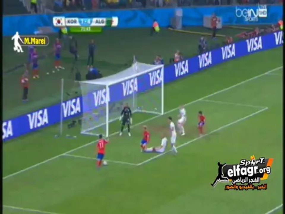 هدف كوريا الجنوبية الثاني في الجزائر 4-2 | تعليق الشوالي