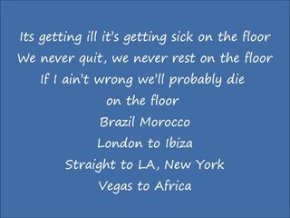 Jennifer Lopez - On the floor (lyrics)