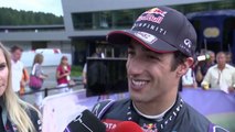 F1 2014 - 08 Austrian GP - Post-Race  Ricciardo frustrated with start