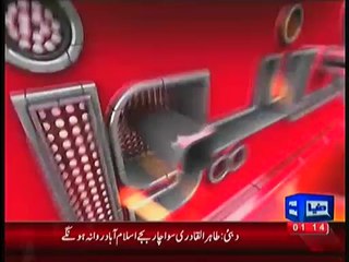 Tahir Ul Qadri Plane Landed At Dubai Airport