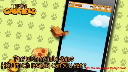 Talking Garfield for iPhone, iPad & Google Play!