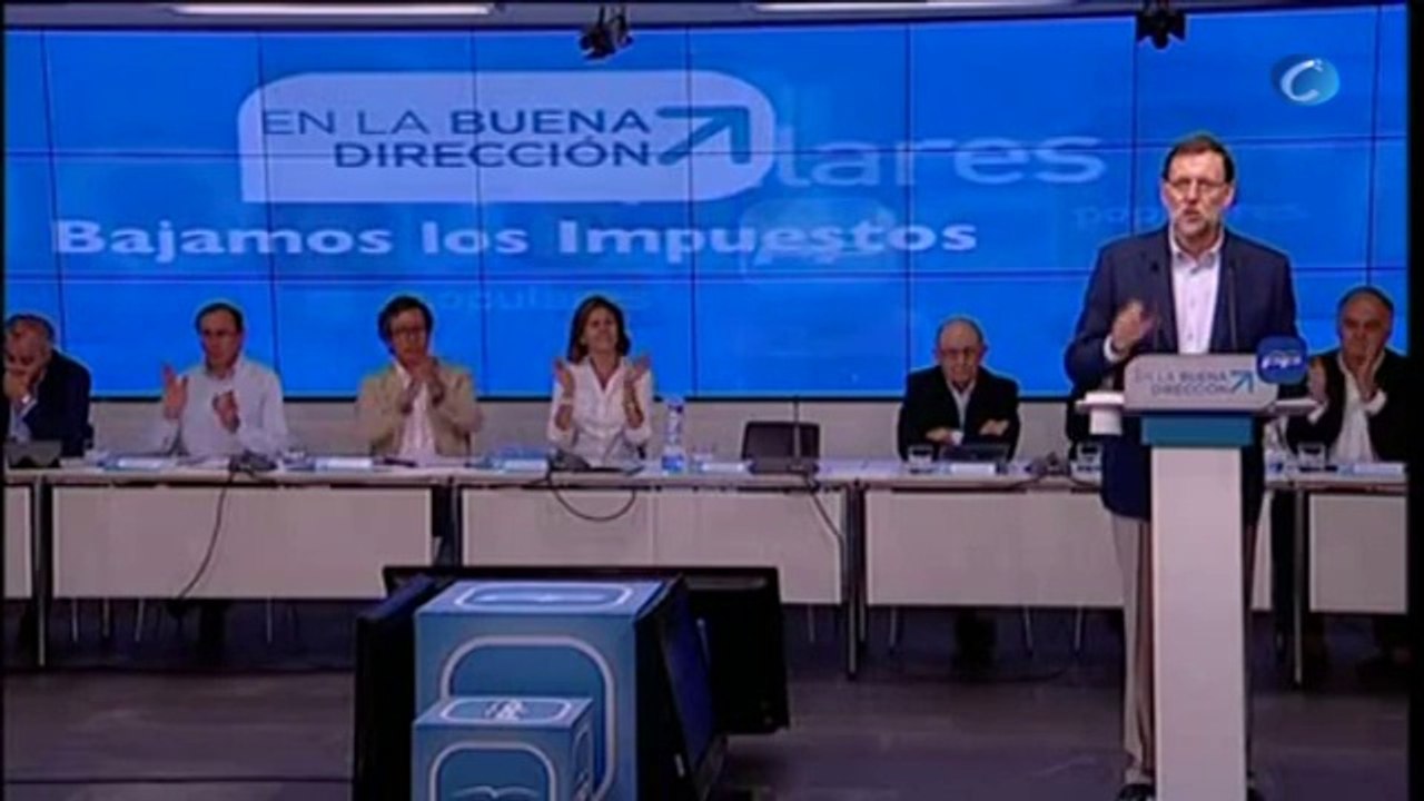 Rajoy dice que con la reforma fiscal cumple su promesa de bajar los impuestos