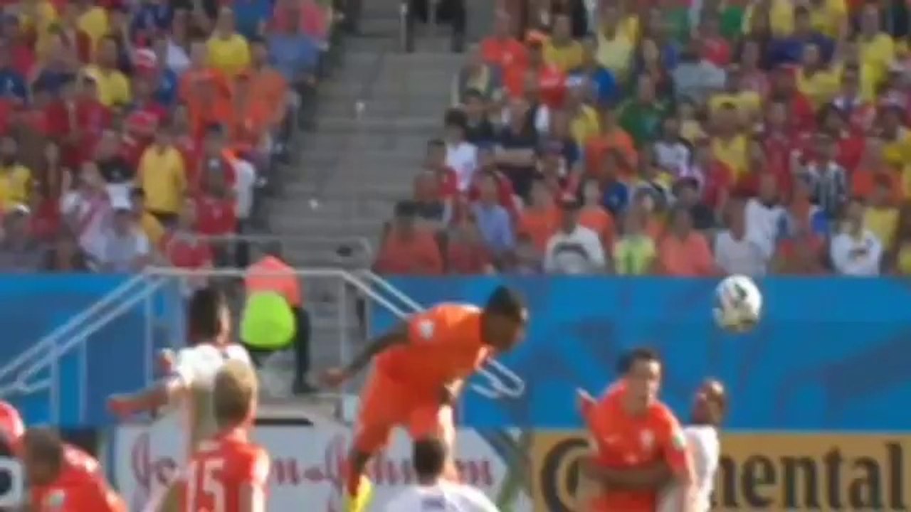 But de Leroy Fer: Pays Bas - Chili (1-0)