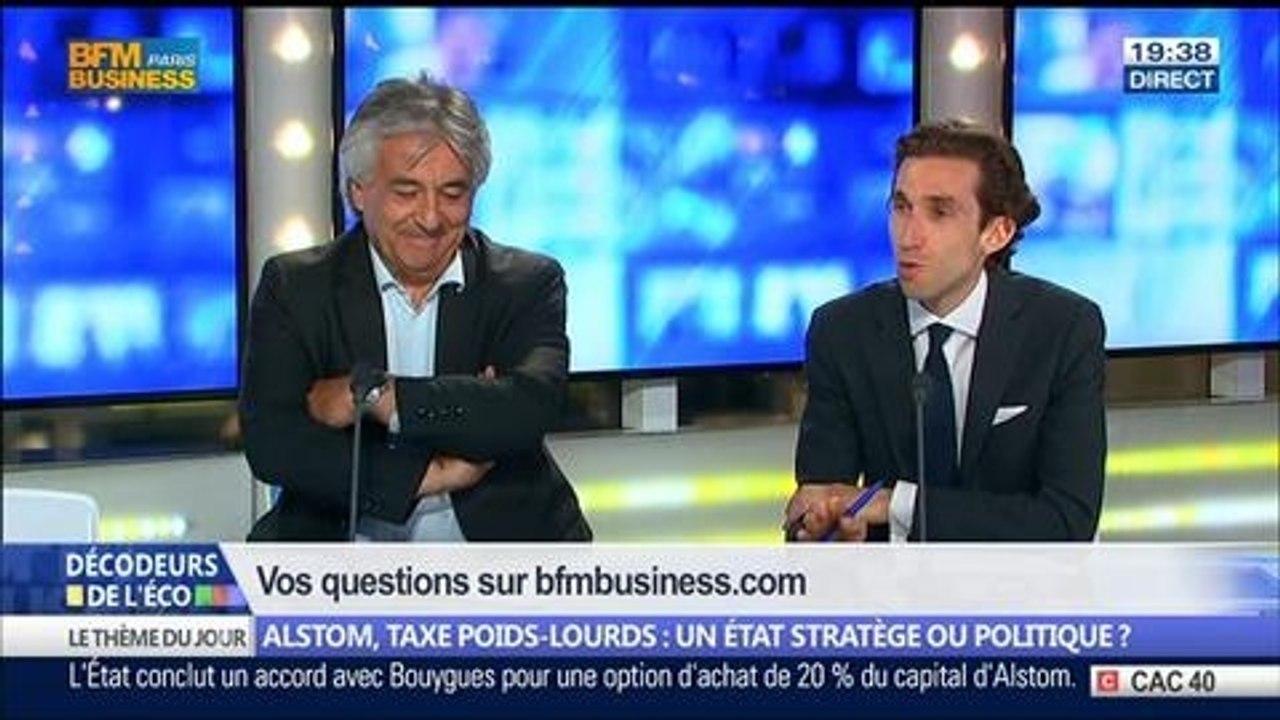 Alstom, taxe poids-lourds: un État stratège ou politique ?, dans Les Décodeurs de l'éco - 23/06 2/5