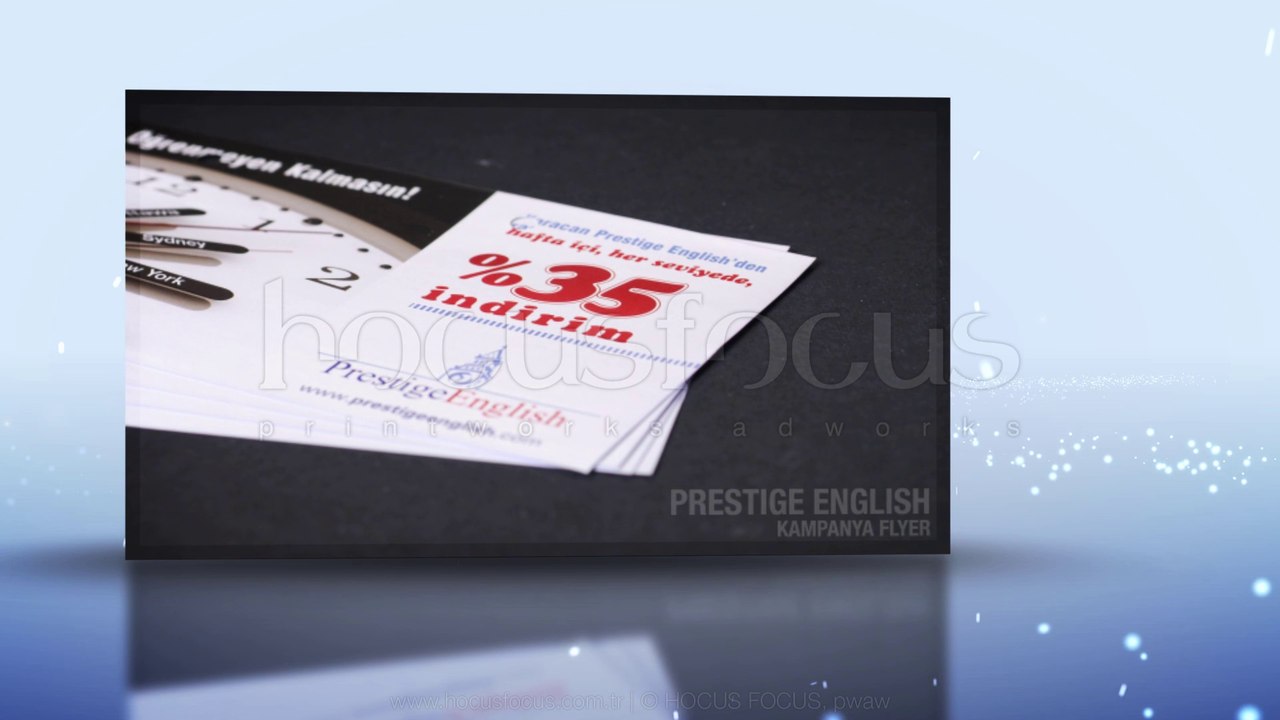 Prestige English - Kampanya Flyer (El İlanı) - 2