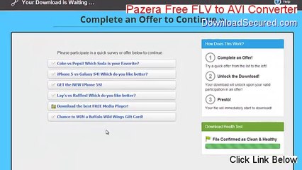 Pazera Free FLV to AVI Converter Free Download [Instant Download 2014]