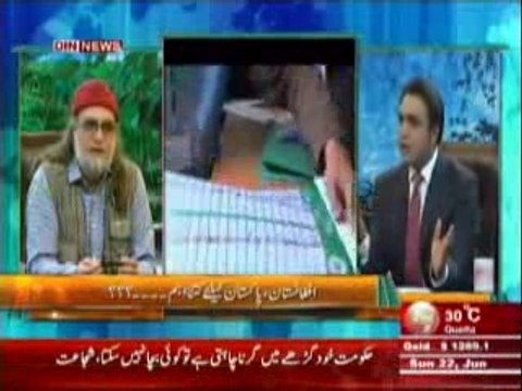 The Debate with Zaid Hamid (Afghanistan , Pakistan Ke Lye Kitna Ahm ... ) 22 June 2014