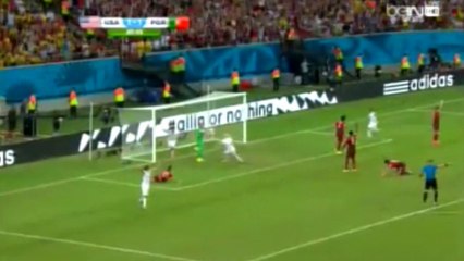 هدف امريكا الثاني في مرمى البرتغال