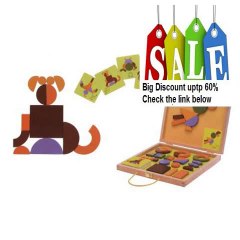 Discount Djeco / Geo Savanne Magnetic Wooden Shapes Set Review