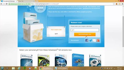 حمل 5 من منتجات شركة ashampoo التي تصل قيمتها الى 135 دولار مجانا!!!