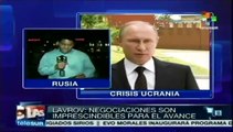 Ucrania: Rusia pide cese al fuego indefinido en crisis independentista