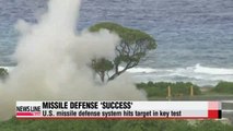 U.S. missile defense system hits target in key test
