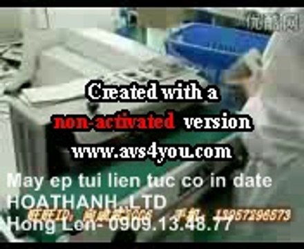 Máy ép bọc nilong liên tục, máy ép túi cà phê, máy ép miệng bao bánh kẹo nilon có in date FRM 980