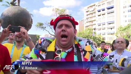 Mondial-2014: les Belges célèbrent la victoire contre la Russie