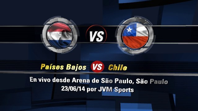 Ver partido Holanda vs Chile en vivo Mundial Brasil 2014