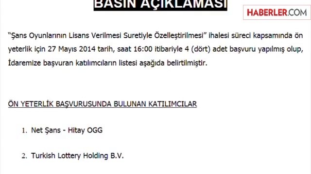 Milli Piyango'ya Teklif Verme Süresi Bu Hafta Doluyor