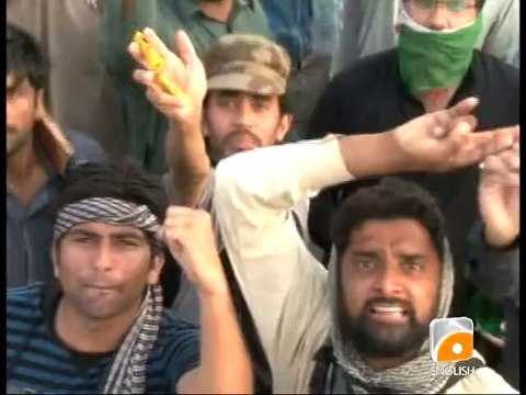 Policeman Injured in clash with PAT workers