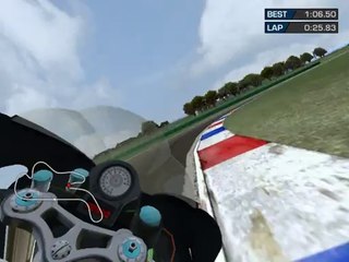 Motogp 3 Philip Island TT cockpit view