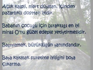 SÖZLER (slayt), Fon Müzikleri eşliğinde