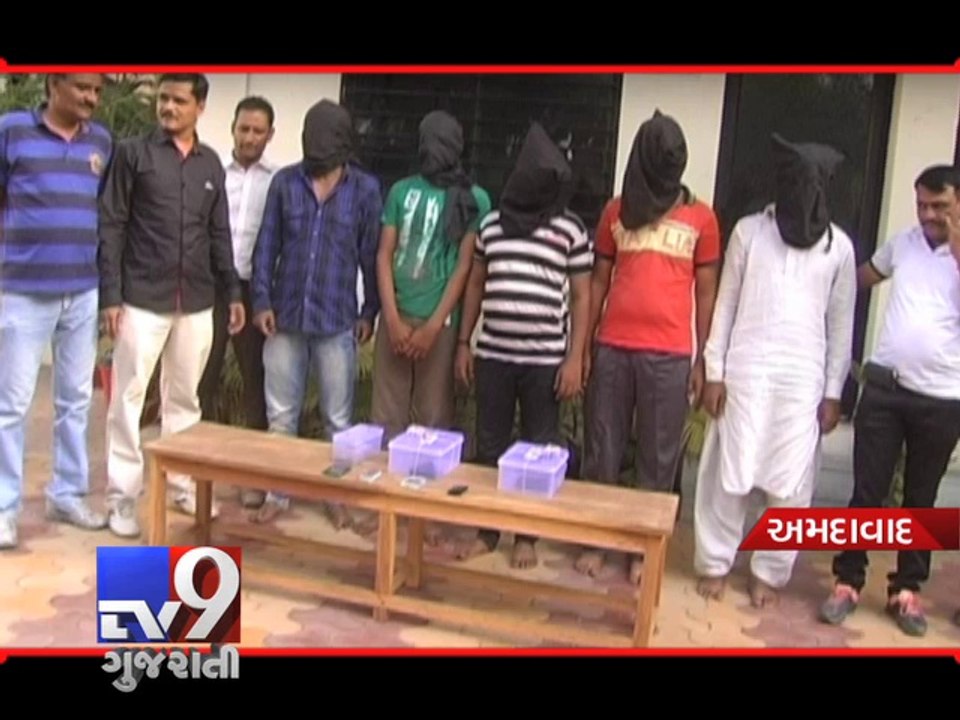 2 fake Women DRI officials with five other arrested for robbing woman, Ahmedabad - Tv9 Gujarati