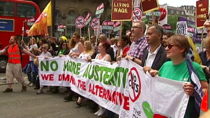 Mass protest in London not covered by mainstream media?