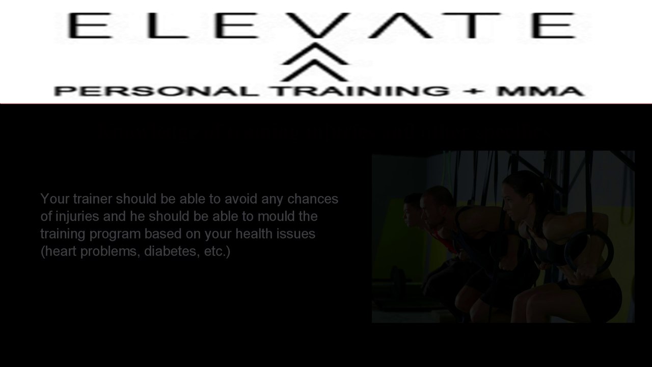 Things to Consider when You Choose a Personal Trainer