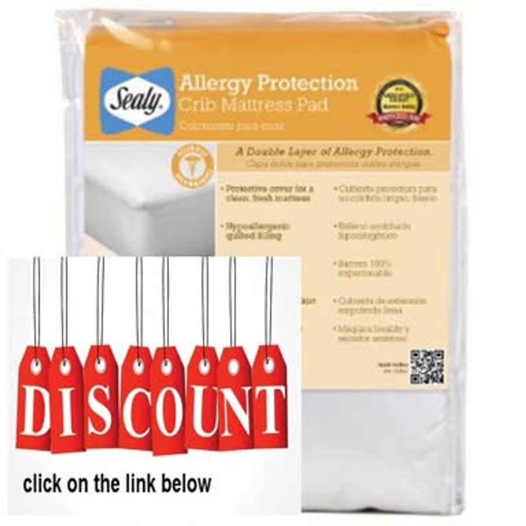 sealy allergy protection crib mattress pad