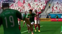 Simulación Croacia vs México
