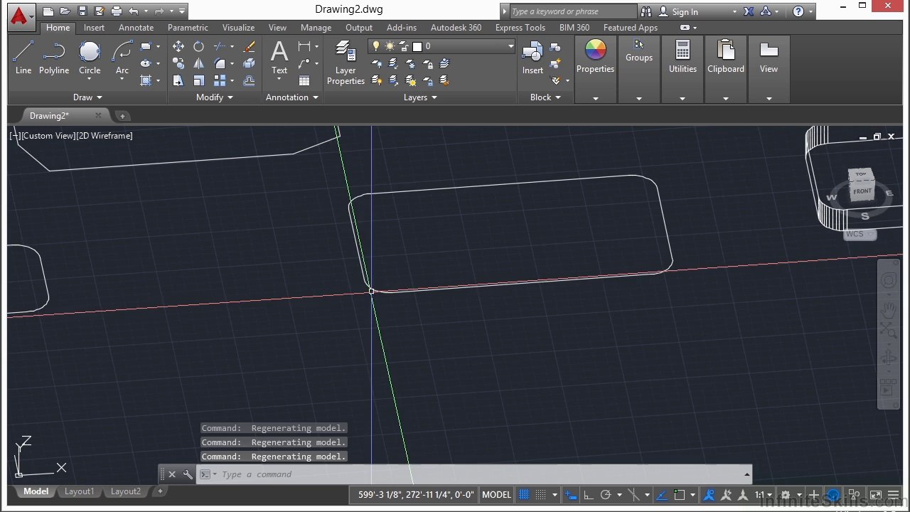 AutoCAD Rectangles And Ellipses