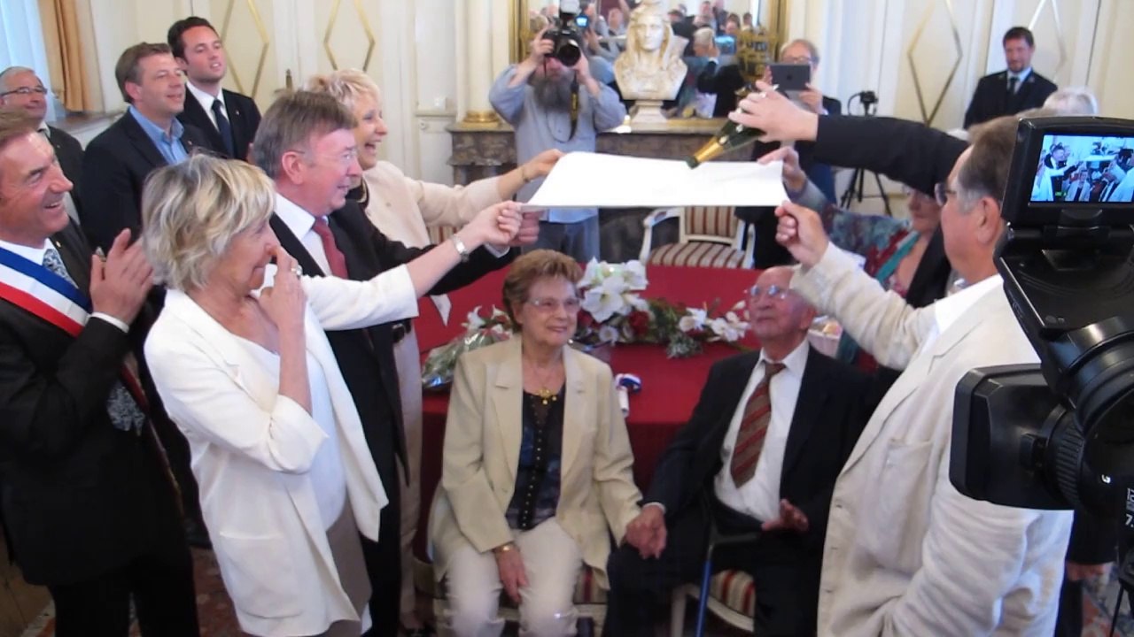 Hazebrouck, "vivat flamand" aux noces de platine de Jacqueline et Georges Degroote 22 juin 2014