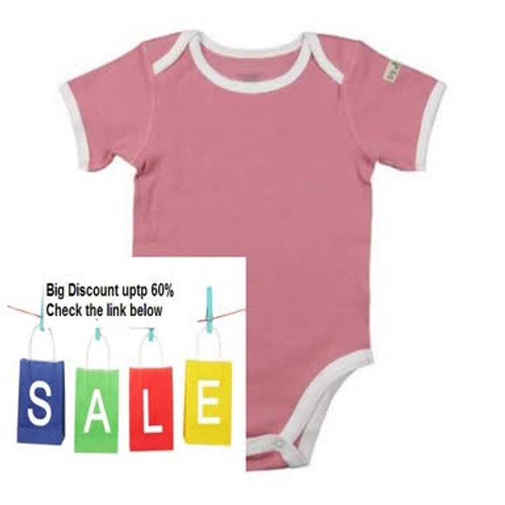 Cheap Deals little world peas Short Sleeve Bodysuit 3-6 months Pink Review