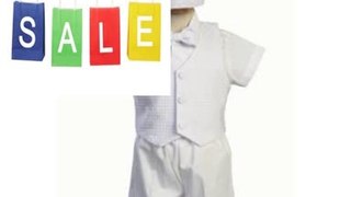 Cheap Deals Poly Cotton Christening Short Set with Basket Weave Vest and Hat Review