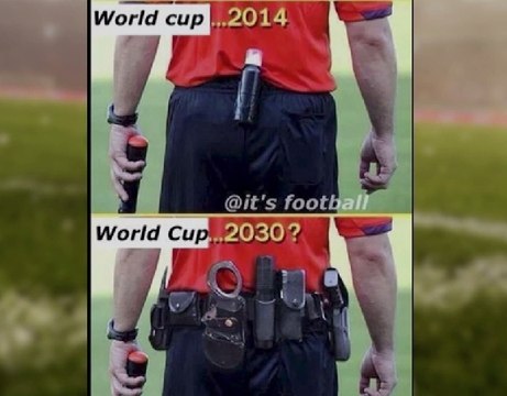 Les arbitres bientôt équipés de Tasers ?