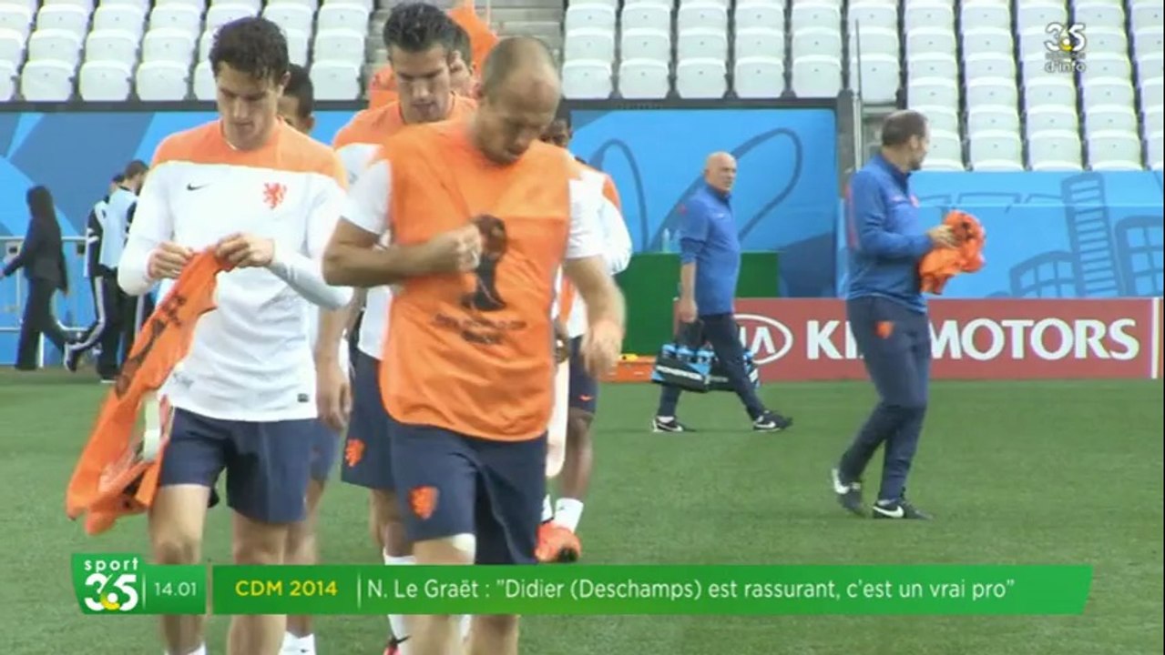 Avant match Pays-Bas - Chili