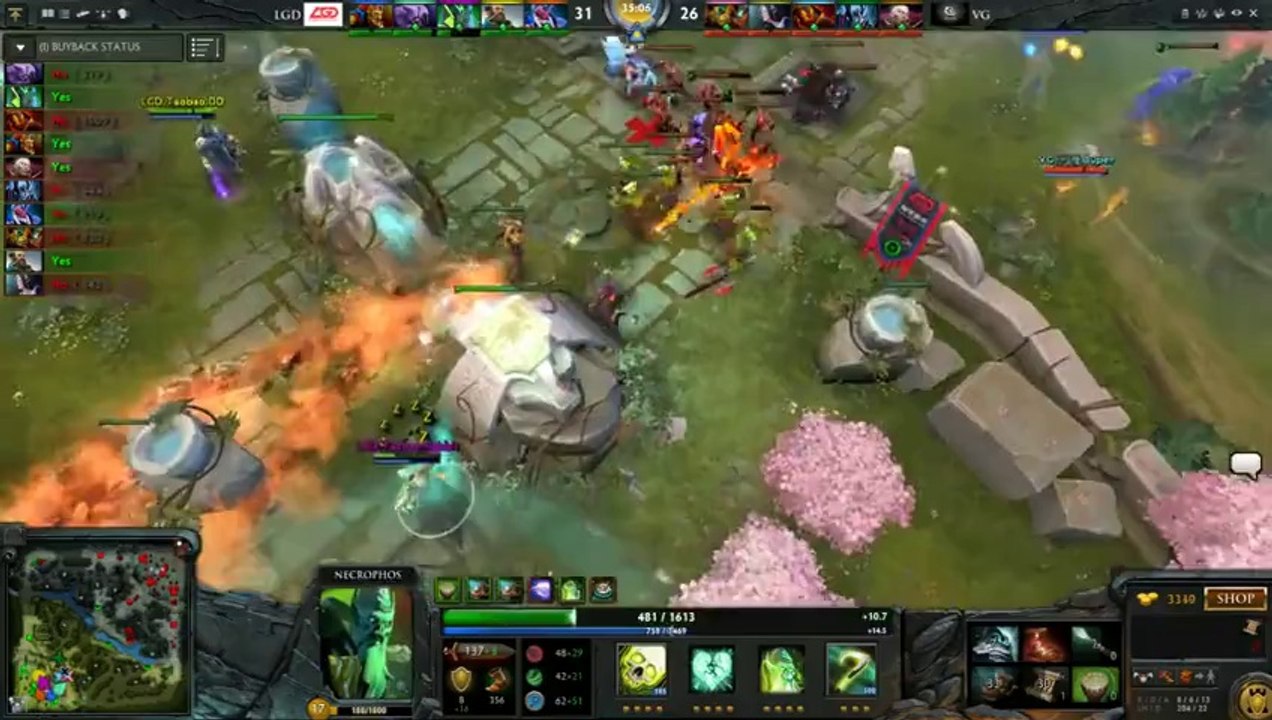 VG vs LGD (V Games - Group D)