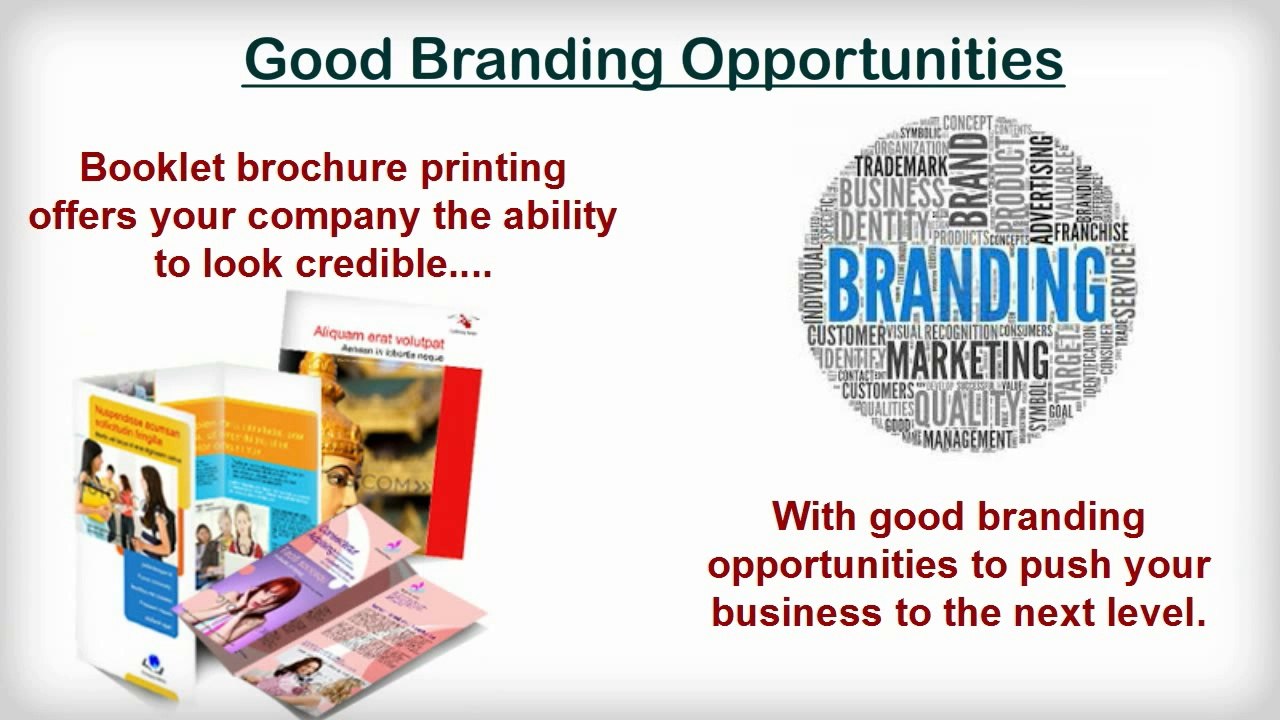 The Advantages of Booklet Brochure Printing