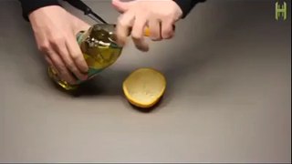 Funny Videos - Turn an Orange Into An 8-Hour Candle!