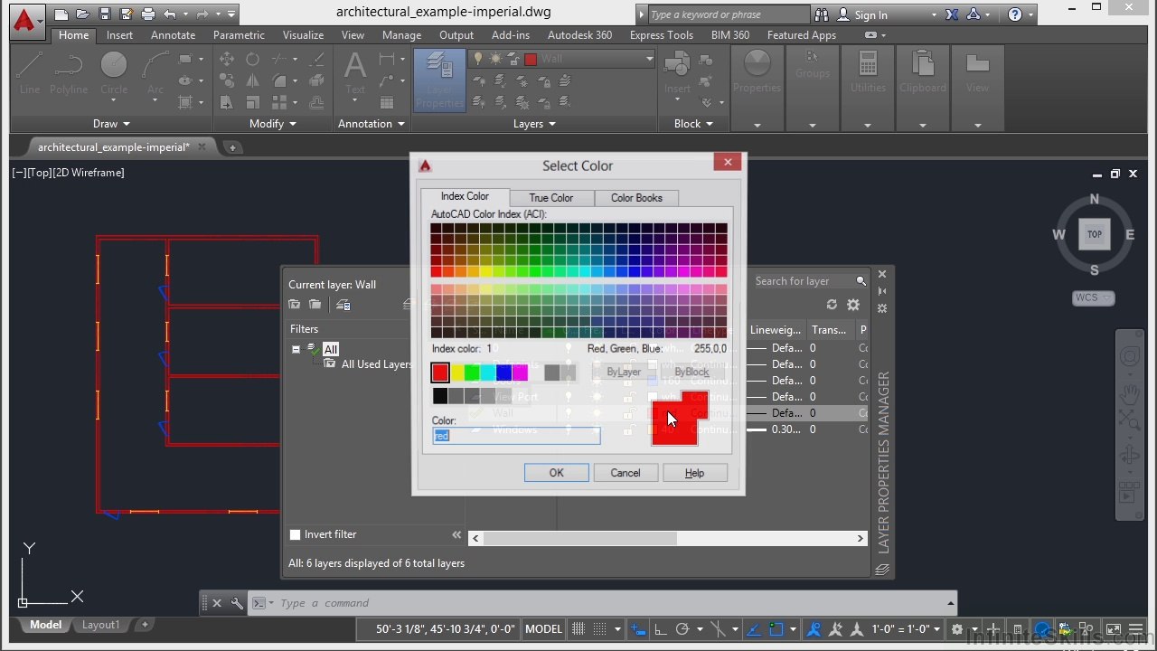AutoCAD The Layer Manager