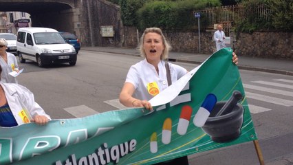 Manifestation des préparateurs en pharmacie