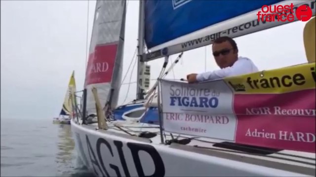 Solitaire du Figaro : les skippers à Belle-Ile