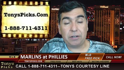 Philadelphia Phillies vs. Miami Marlins Pick Prediction MLB Odds Preview 6-23-2014