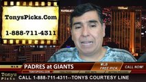 San Francisco Giants vs. San Diego Padres Pick Prediction MLB Odds Preview 6-23-2014